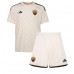 Camiseta AS Roma Lorenzo Pellegrini #7 Visitante Equipación para niños 2023-24 manga corta (+ pantalones cortos)